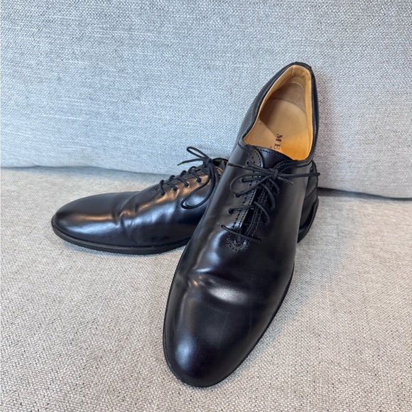 Mezlan Other - Mezlan Black Leather Oxford Shoes Timeless Formal Style Made in Spain size 10
